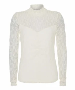 Dames top ecru