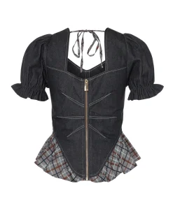 Dames top grijs
