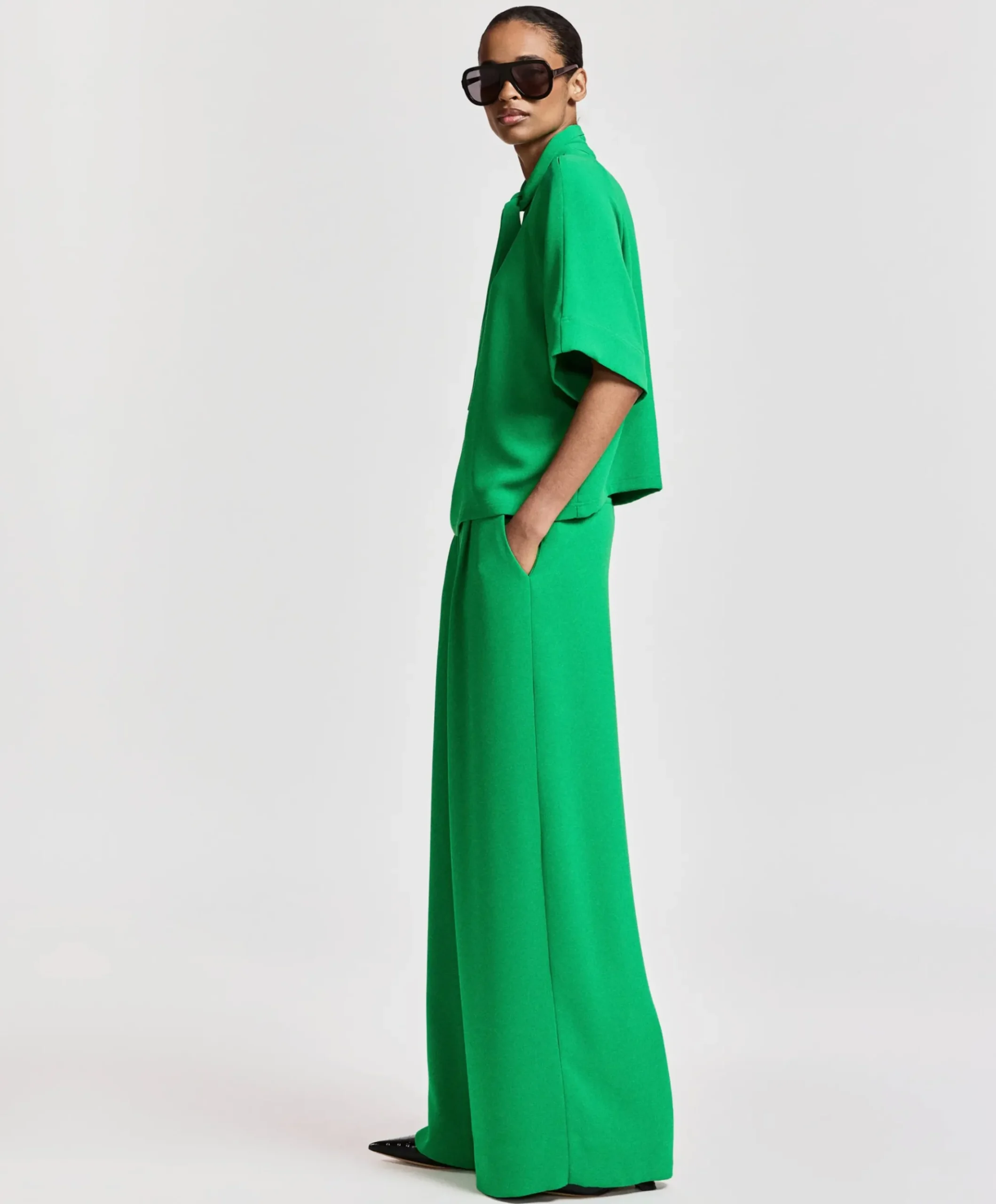 Dames top groen