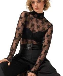 Dames top zwart