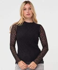Dames top zwart