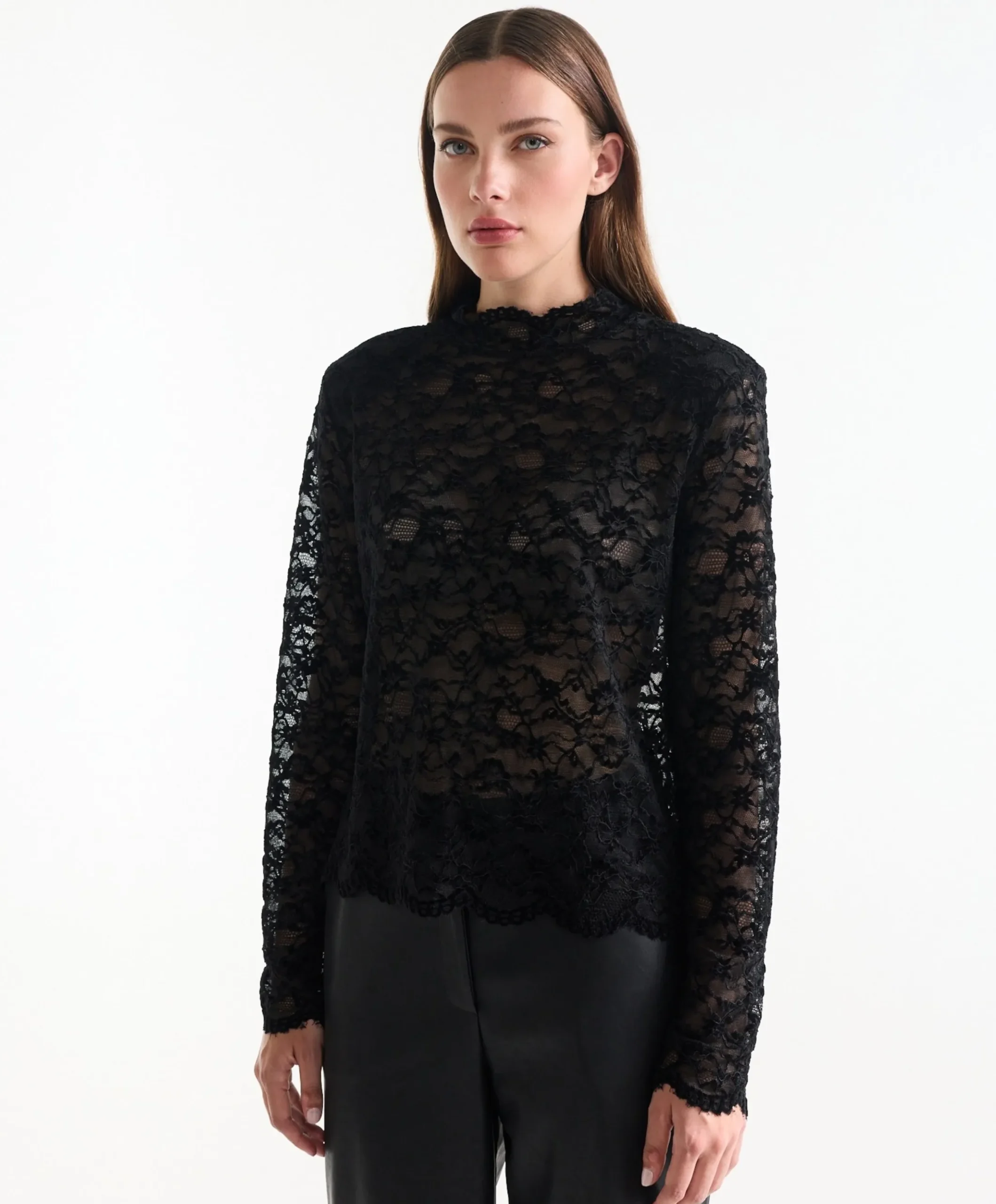 Dames top zwart