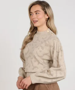 Dames trui beige