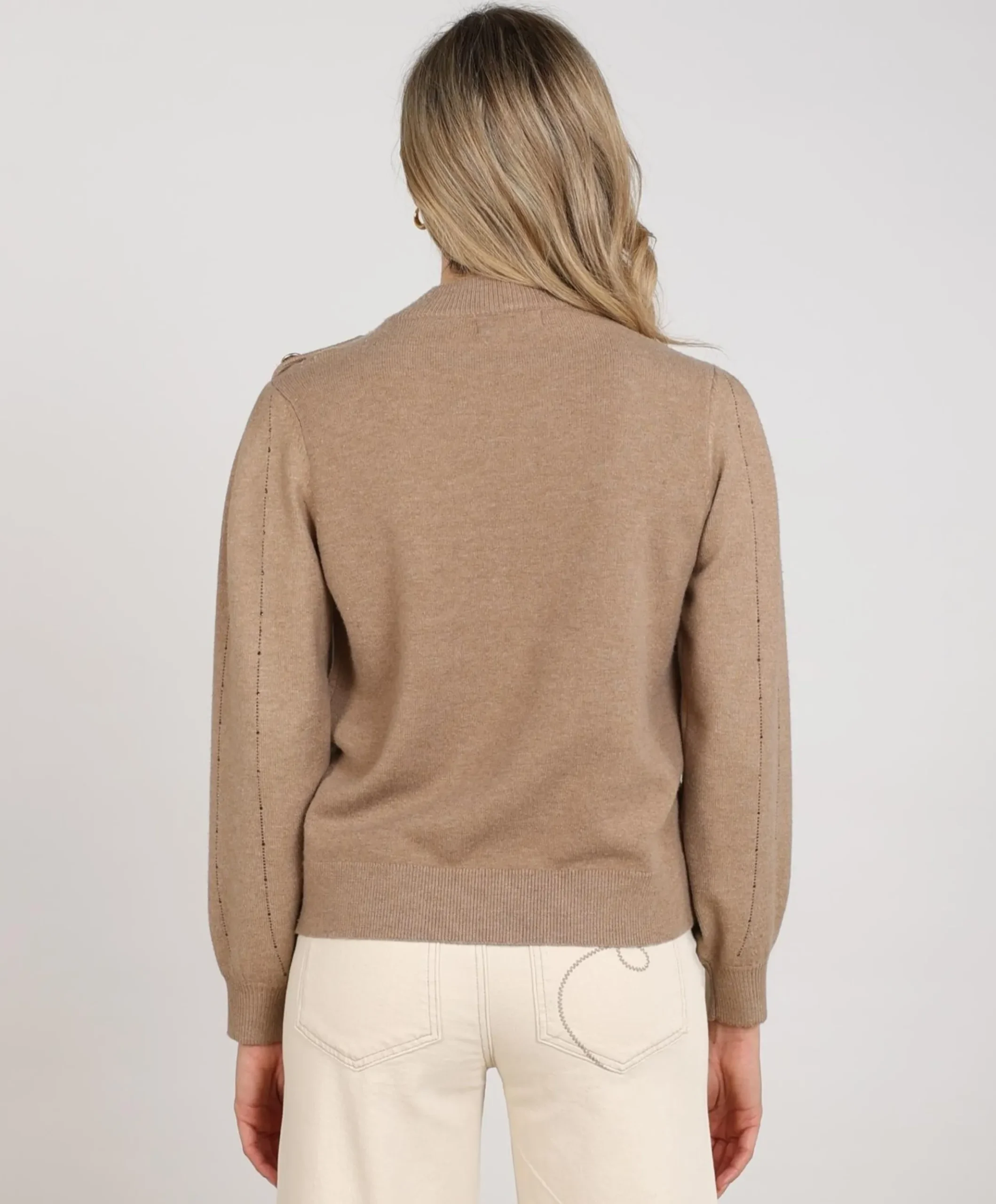 Dames trui beige