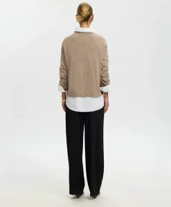 Dames trui beige
