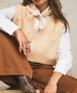 Dames trui beige