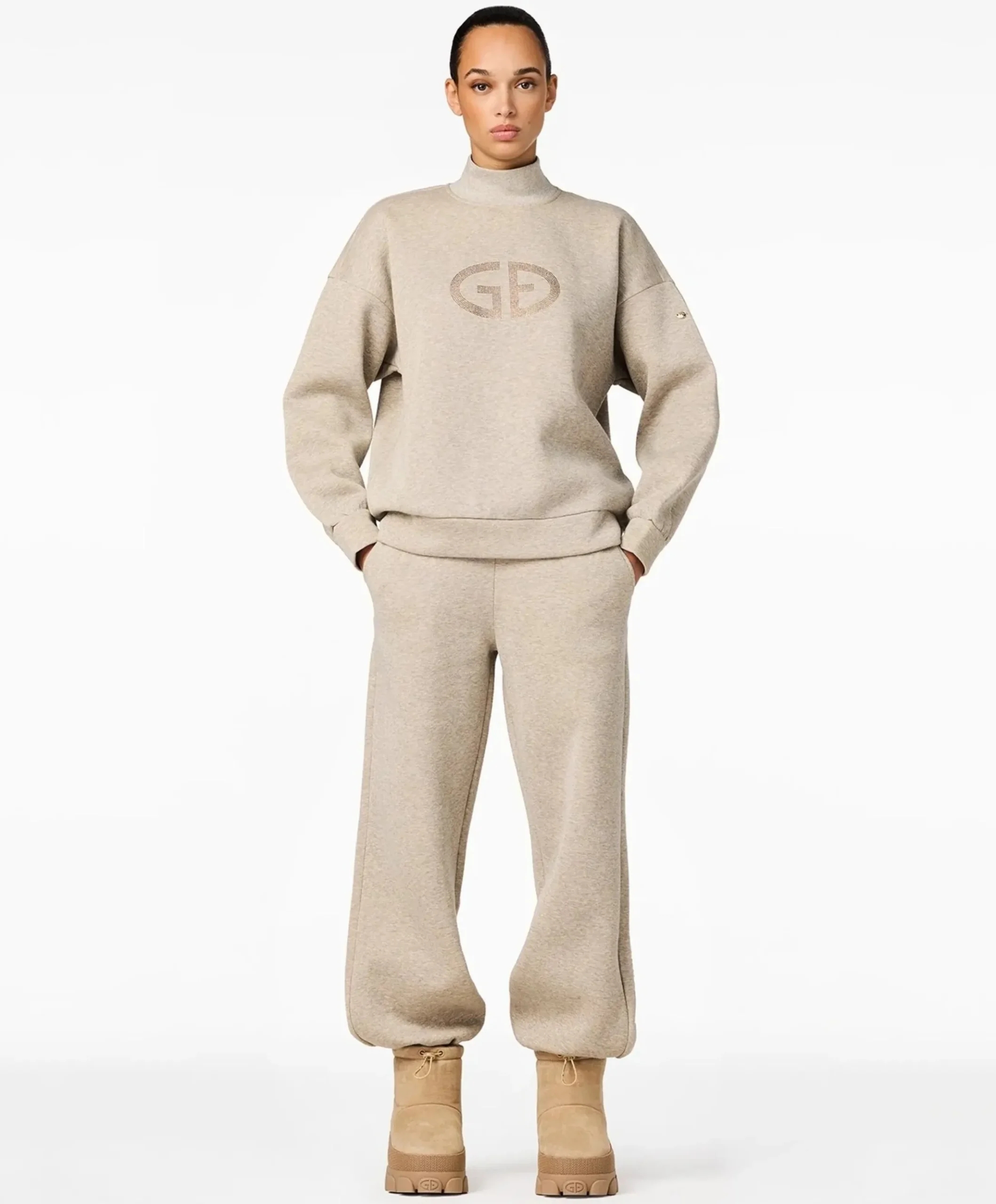 Dames trui beige