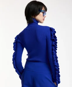 Dames trui blauw
