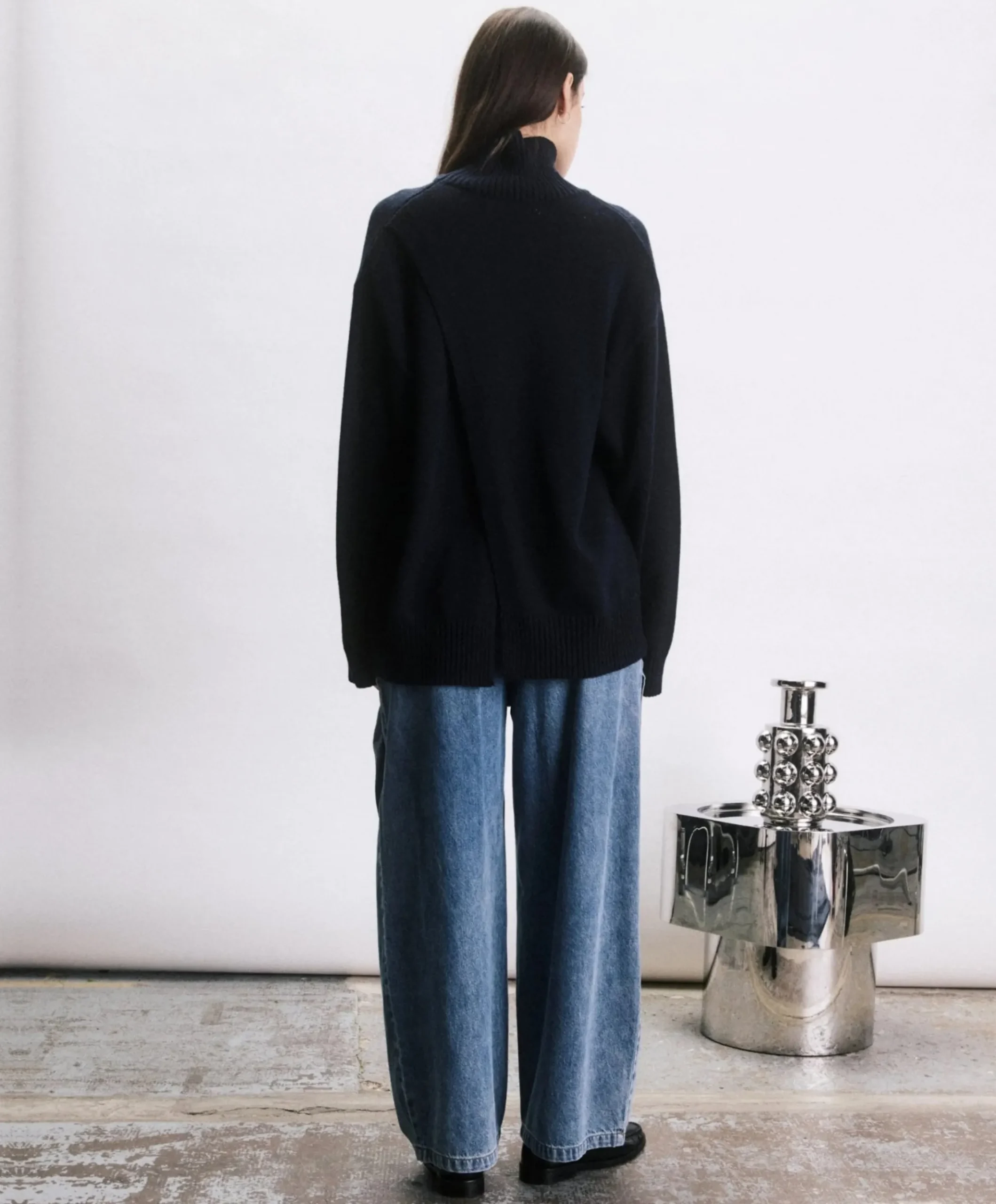 Dames trui blauw