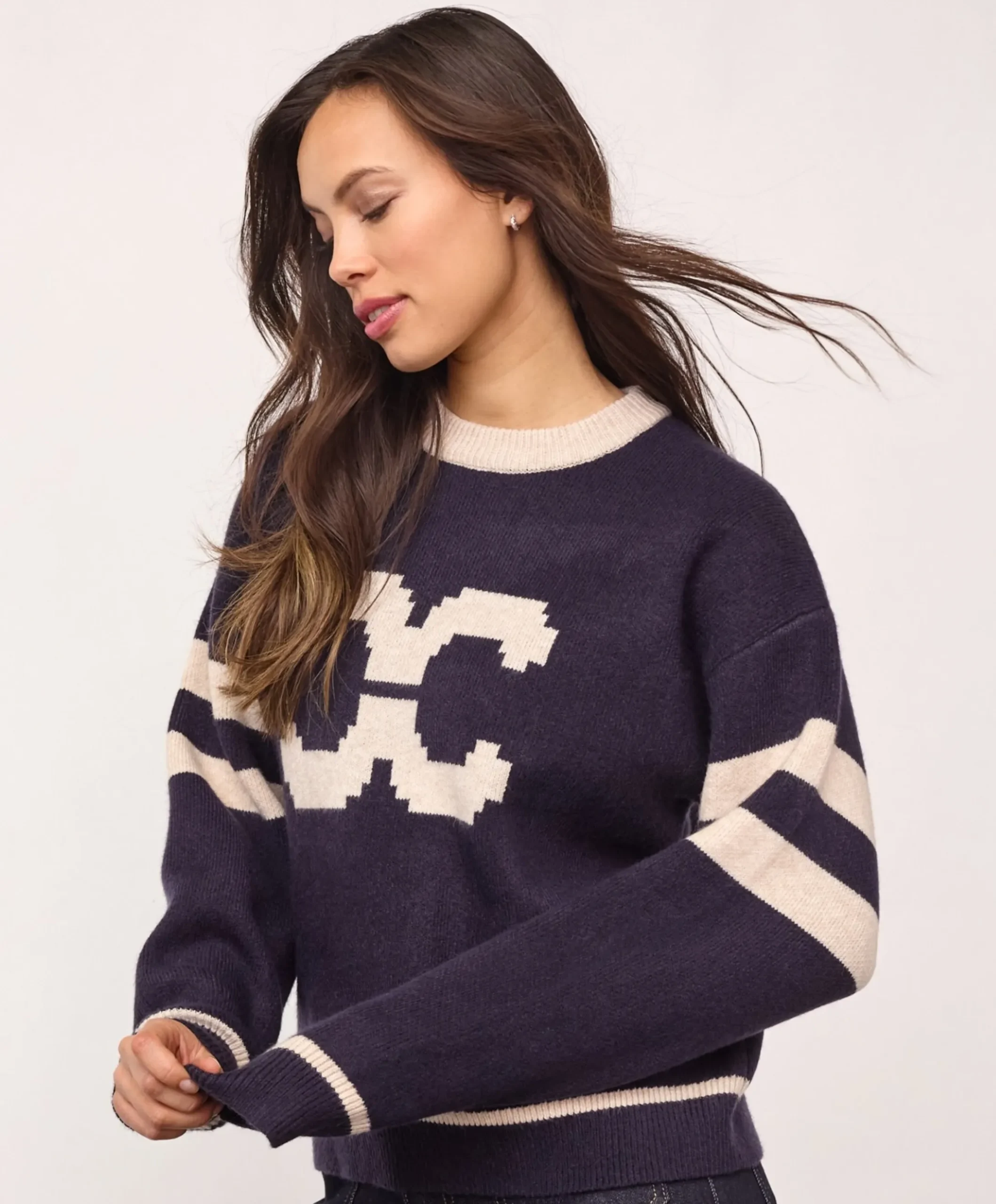 Dames trui blauw