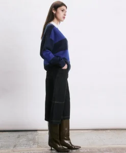 Dames trui blauw