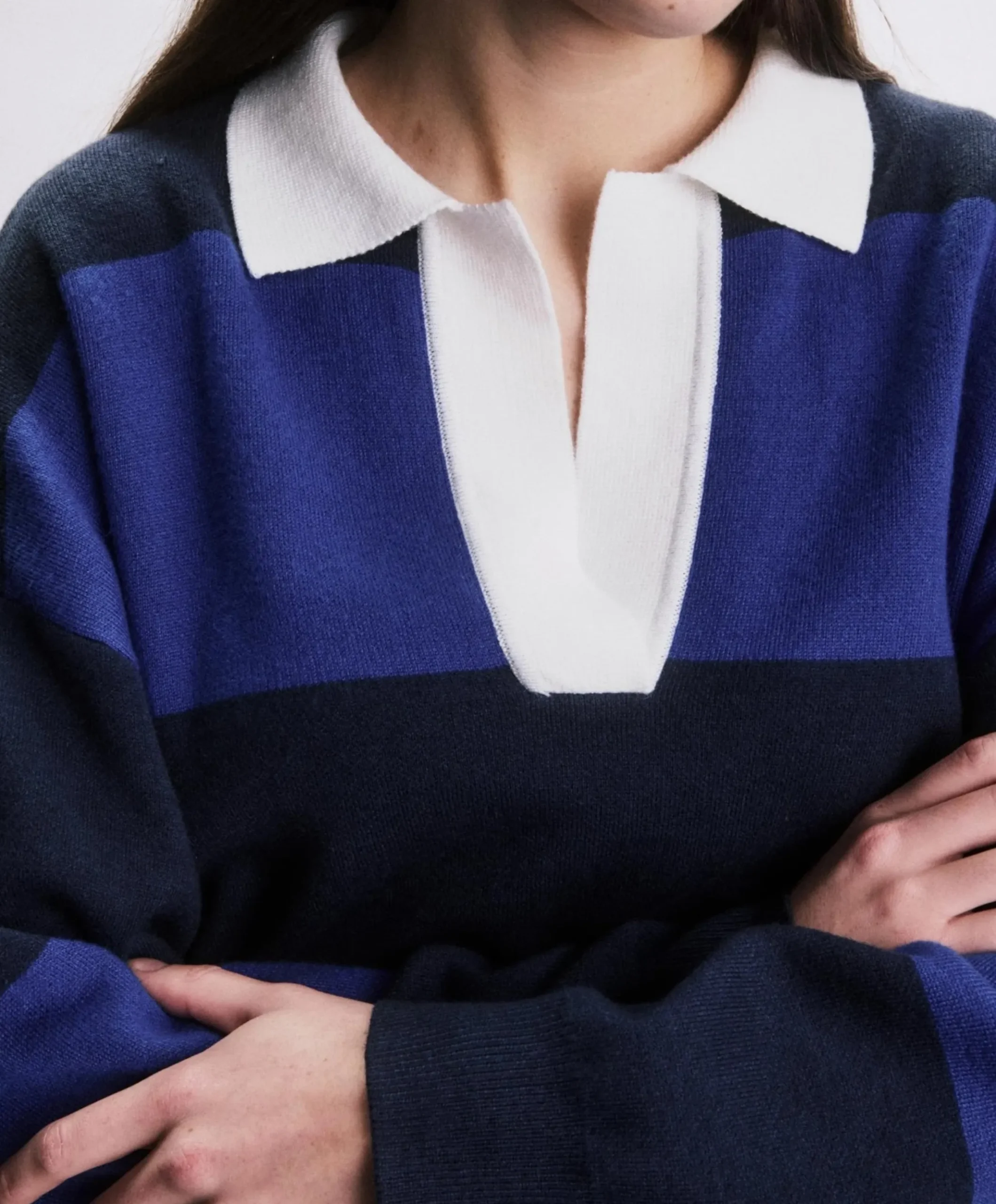 Dames trui blauw