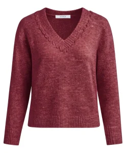 Dames trui bordeaux