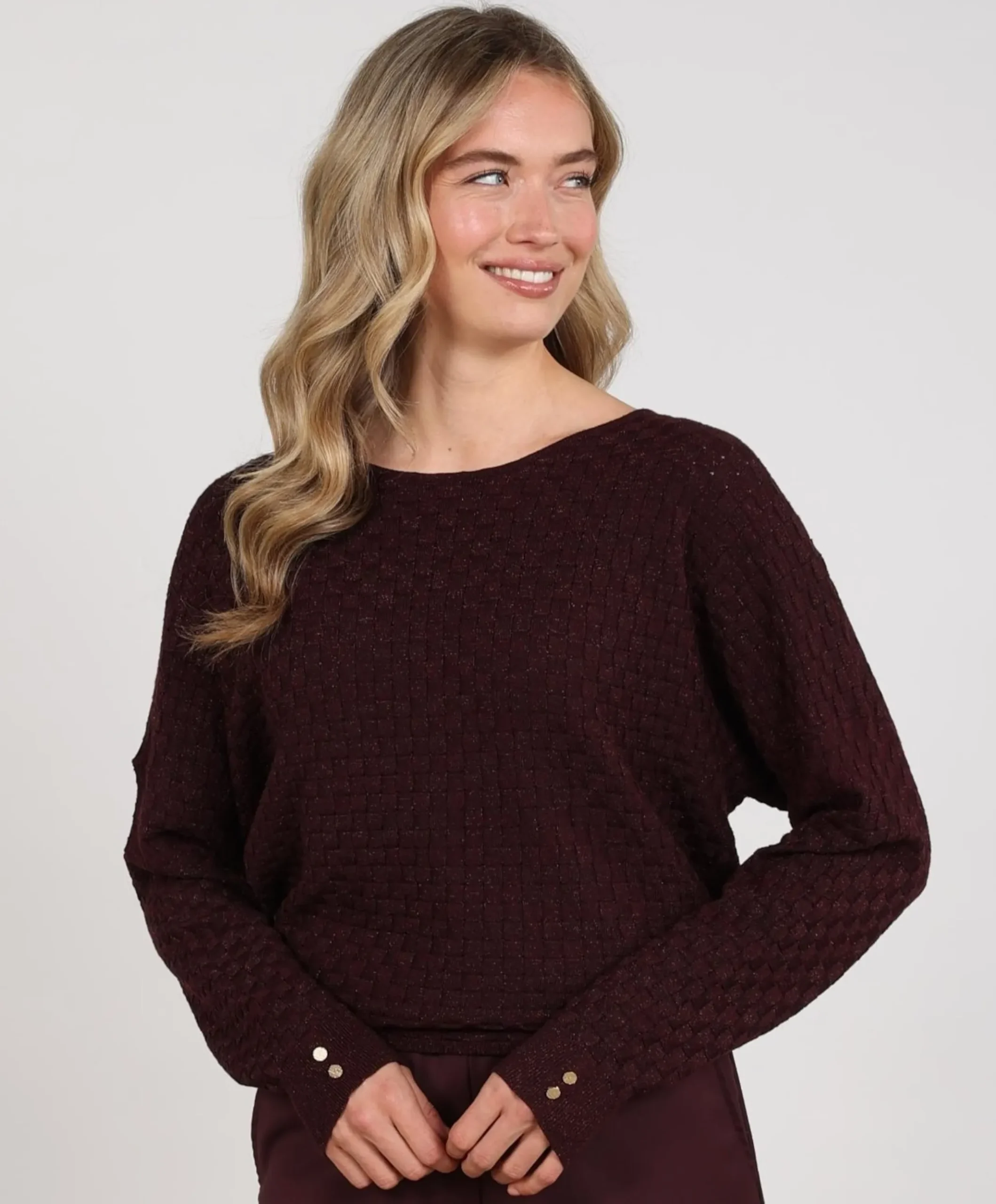 Dames trui bordeaux