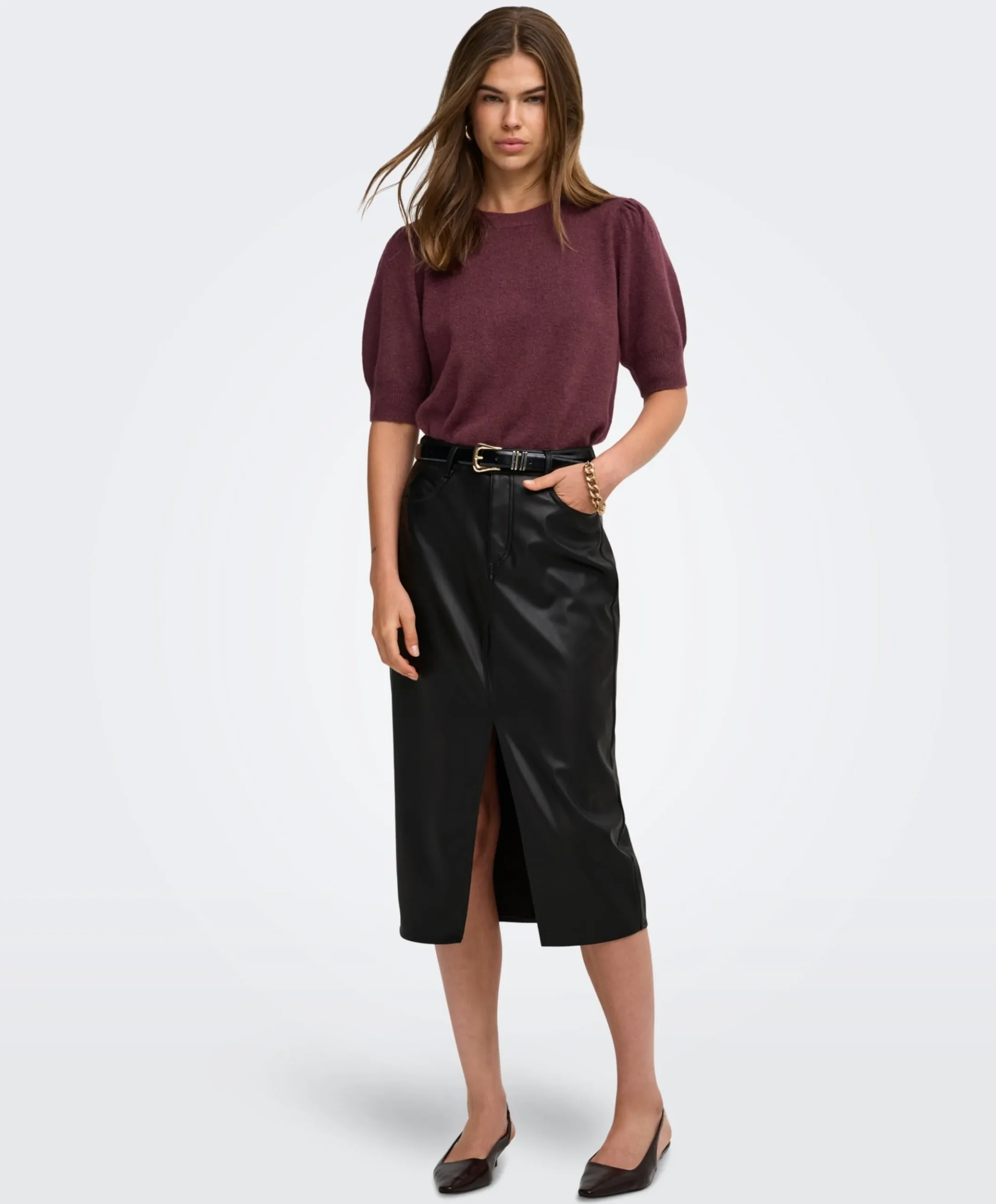 Dames trui bordeaux
