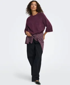 Dames trui bordeaux