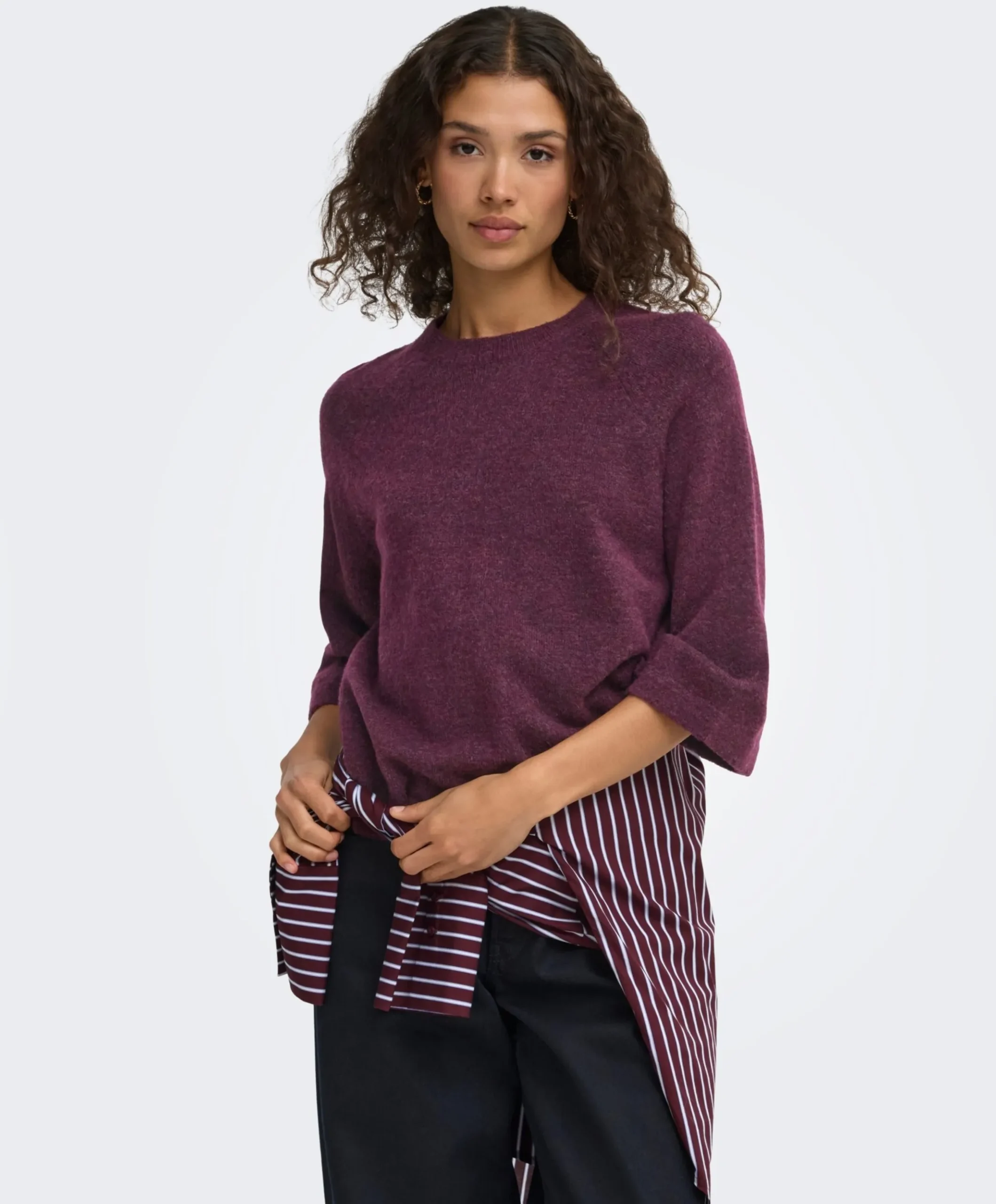 Dames trui bordeaux