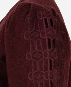 Dames trui bordeaux