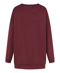 Dames trui bordeaux