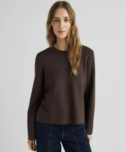 Dames trui bruin