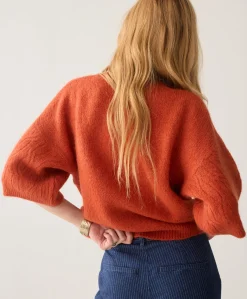 Dames trui oranje