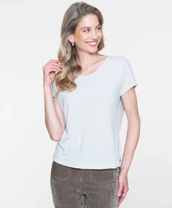 Dames T-shirt beige
