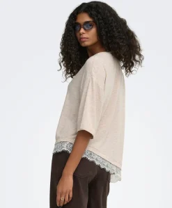Dames T-shirt beige