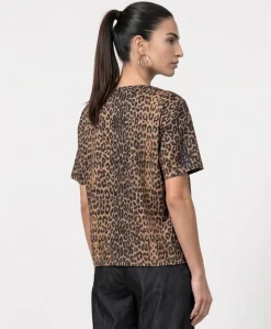 Dames T-shirt beige