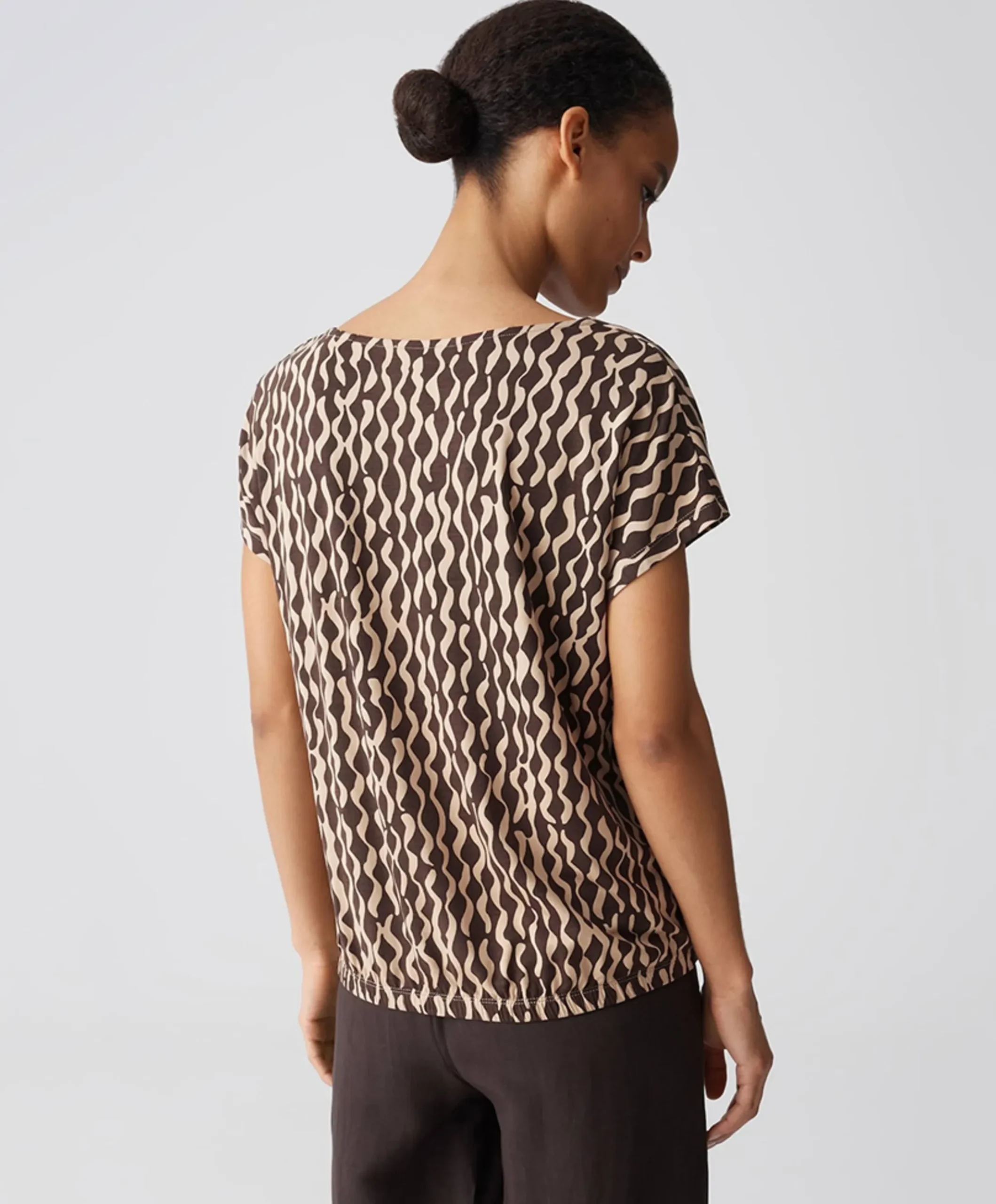 Dames T-shirt beige
