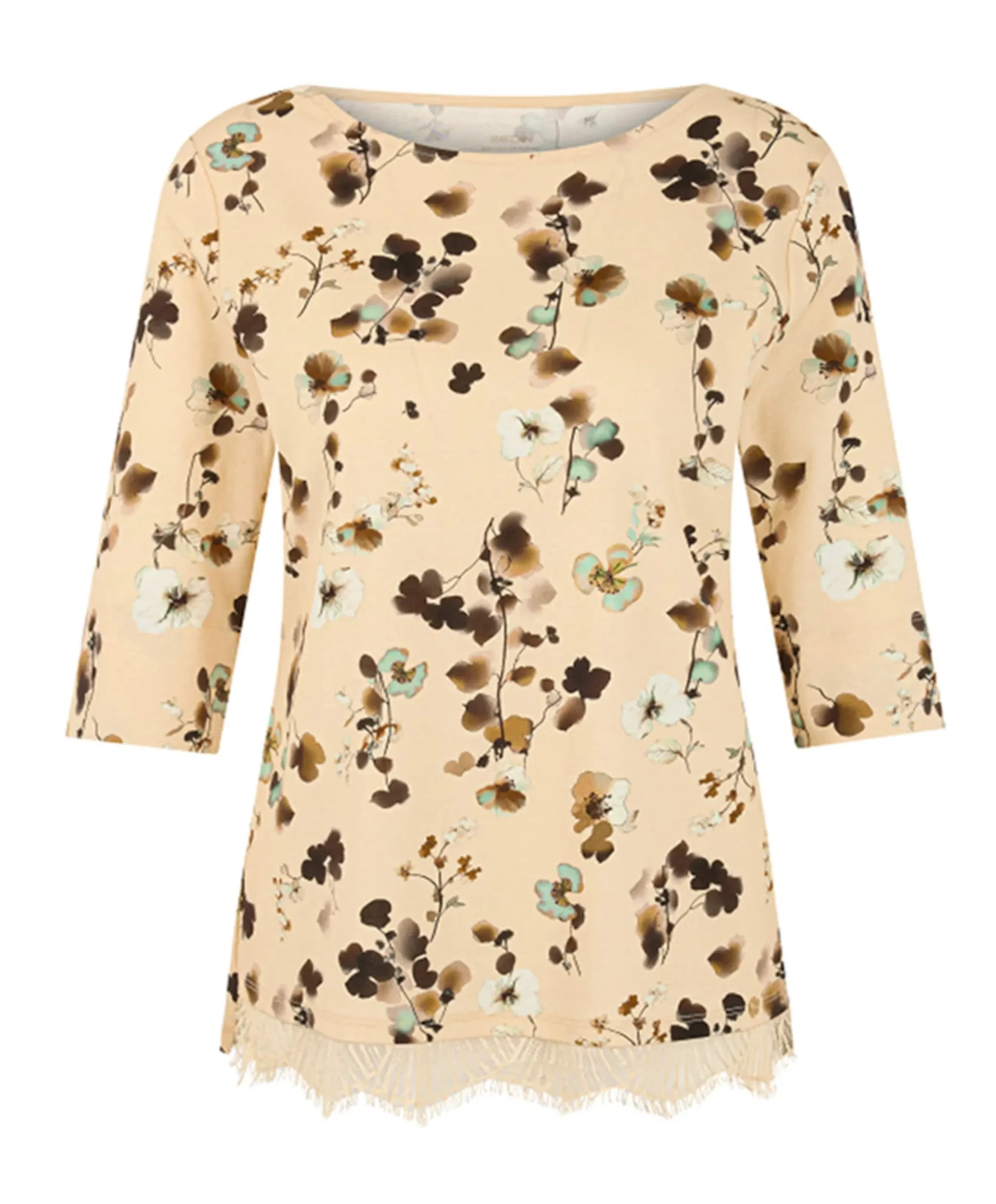 Dames T-shirt beige