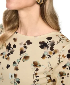 Dames T-shirt beige
