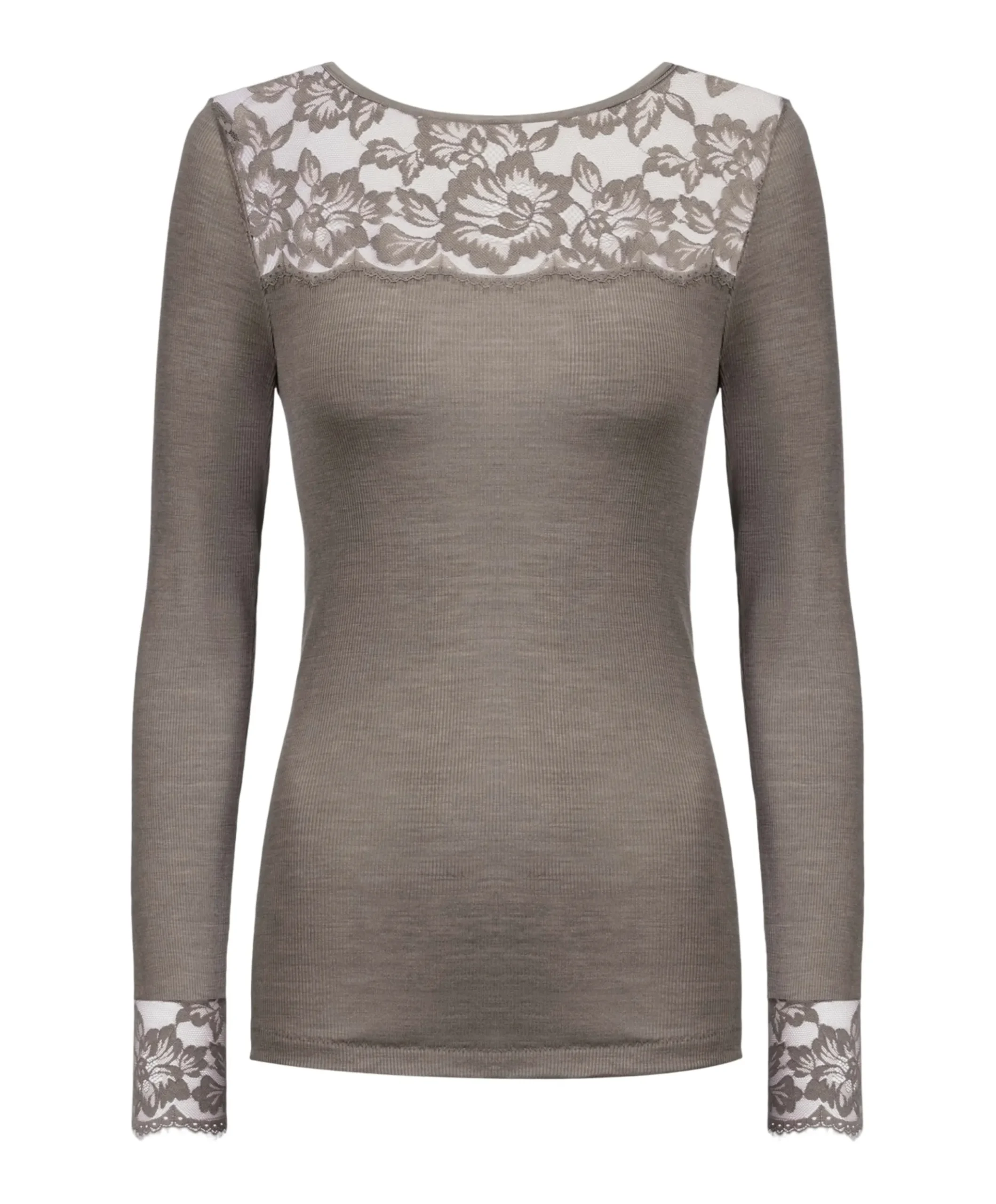 Dames T-shirt beige