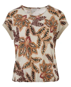 Dames T-shirt bordeaux