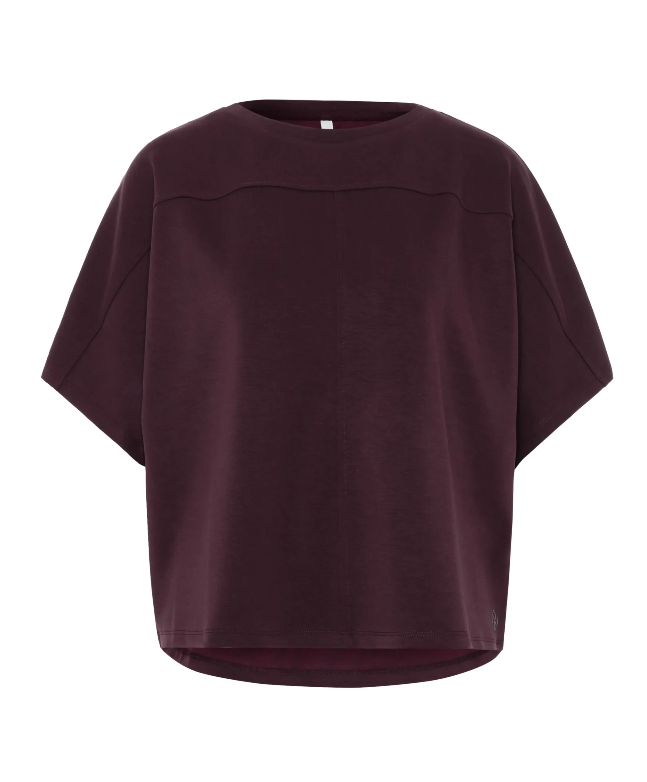 Dames T-shirt bordeaux