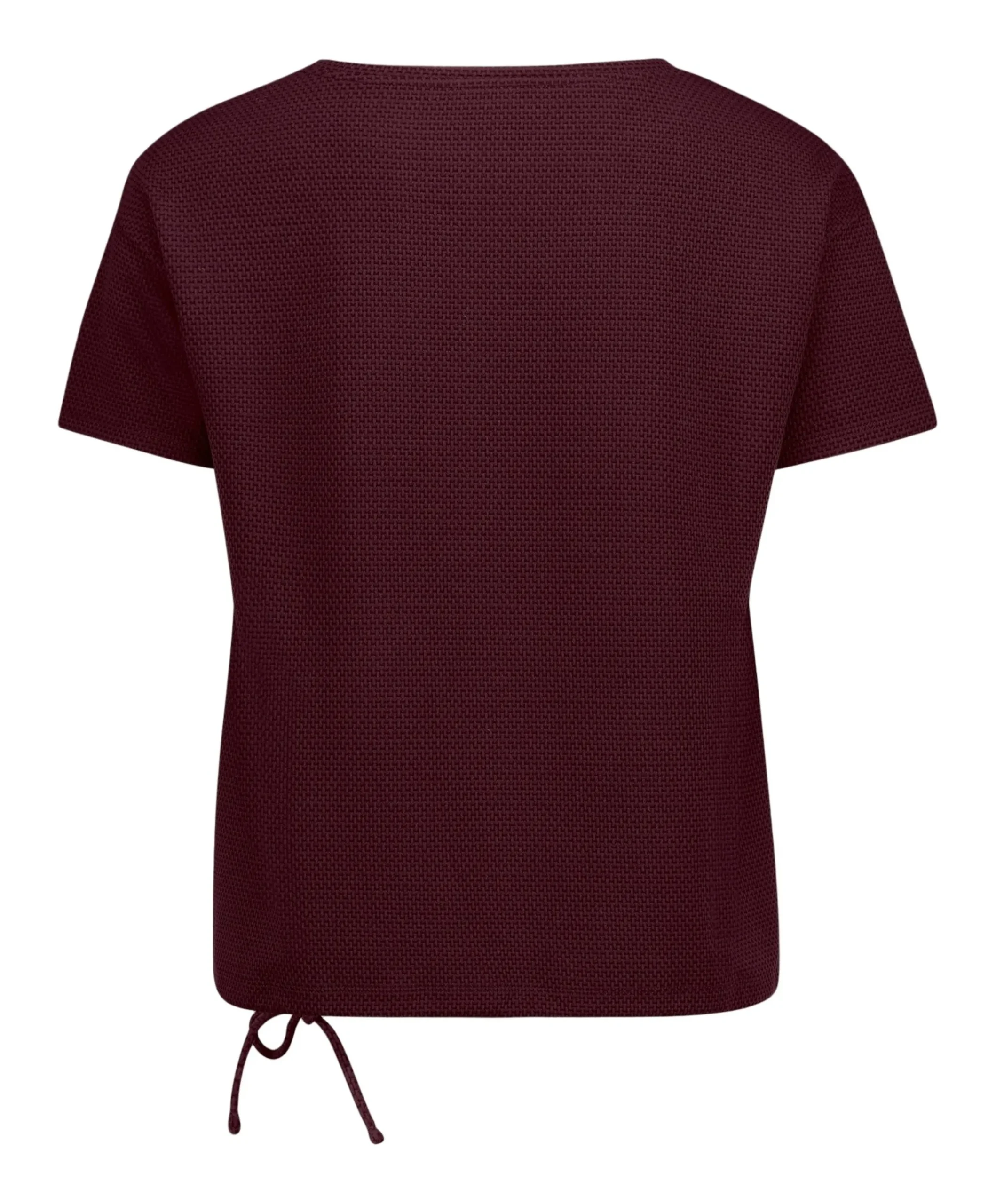Dames T-shirt bordeaux