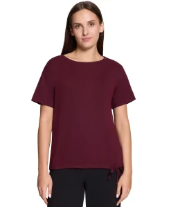 Dames T-shirt bordeaux