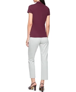 Dames T-shirt bordeaux