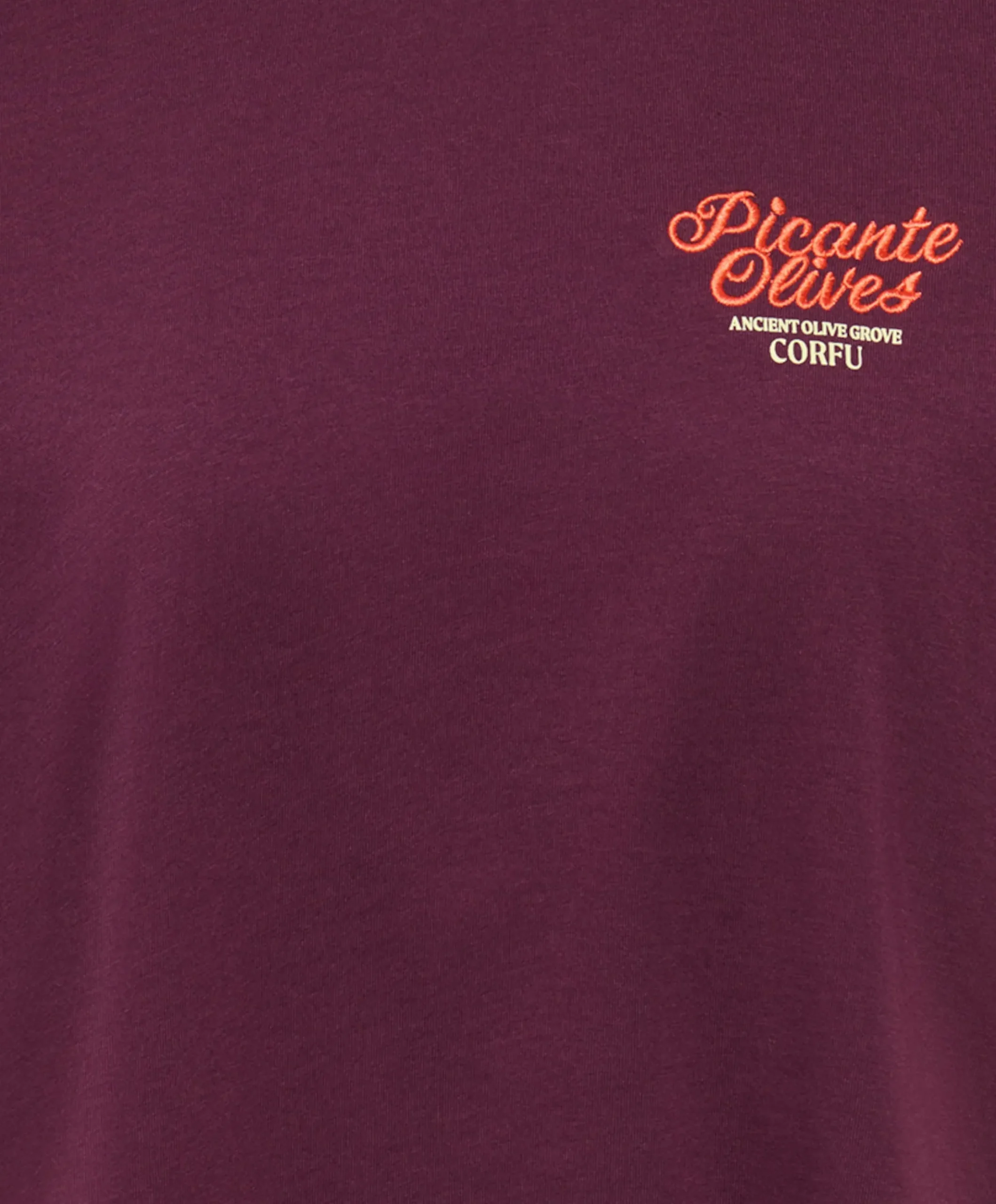 Dames T-shirt bordeaux