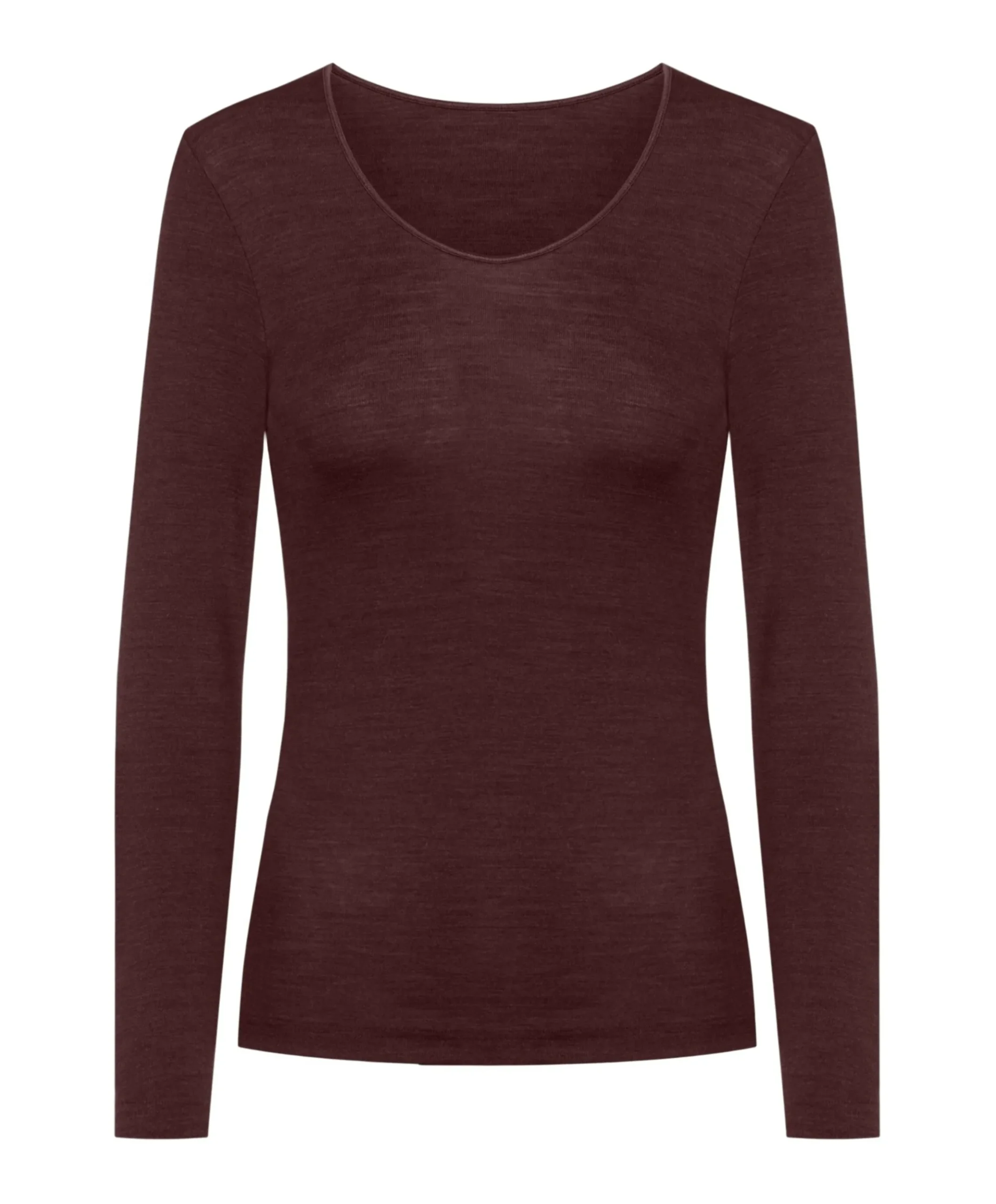 Dames T-shirt bordeaux