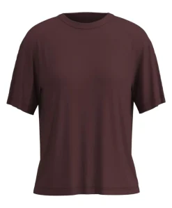 Dames T-shirt bordeaux