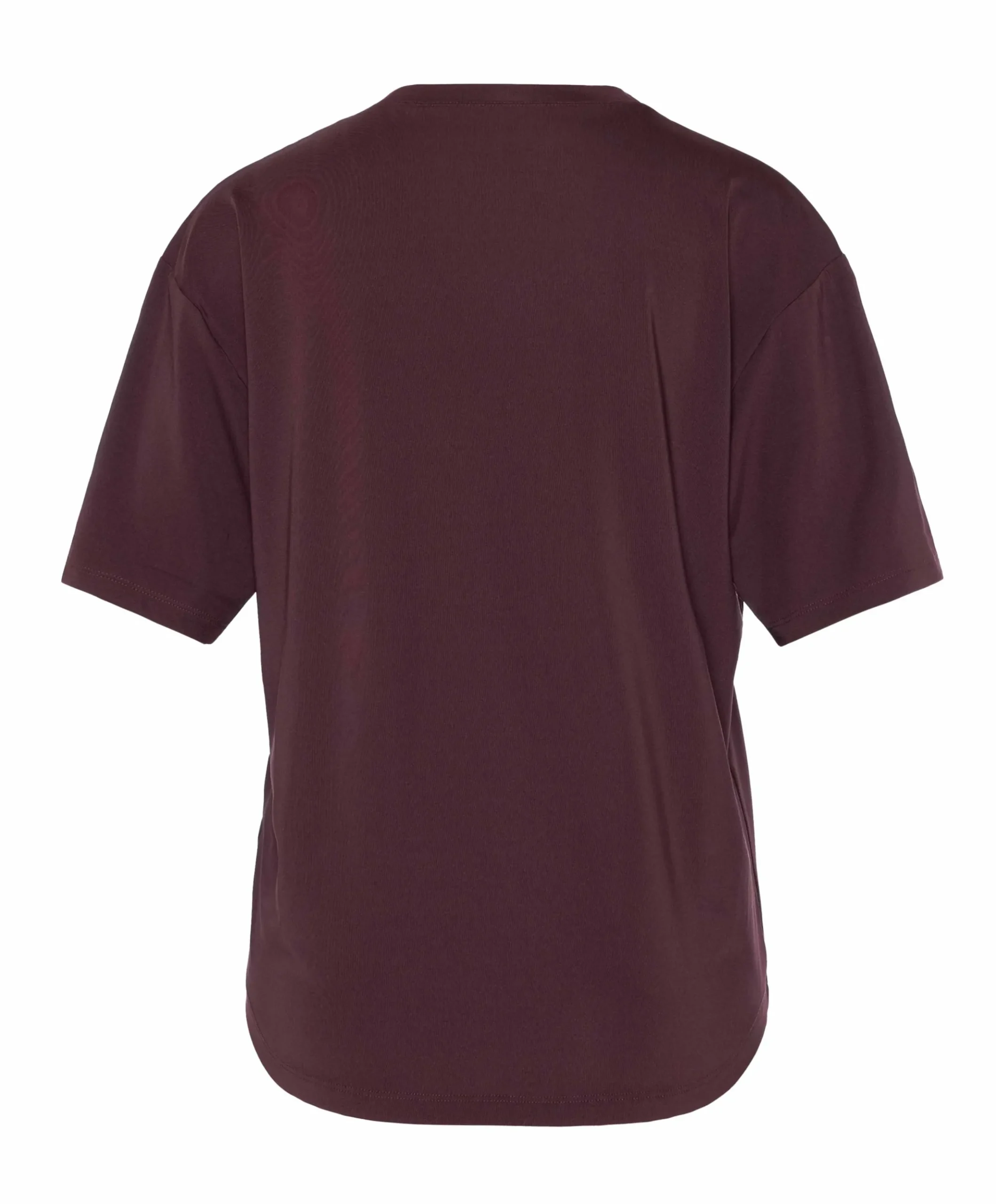 Dames t-shirt bordeaux