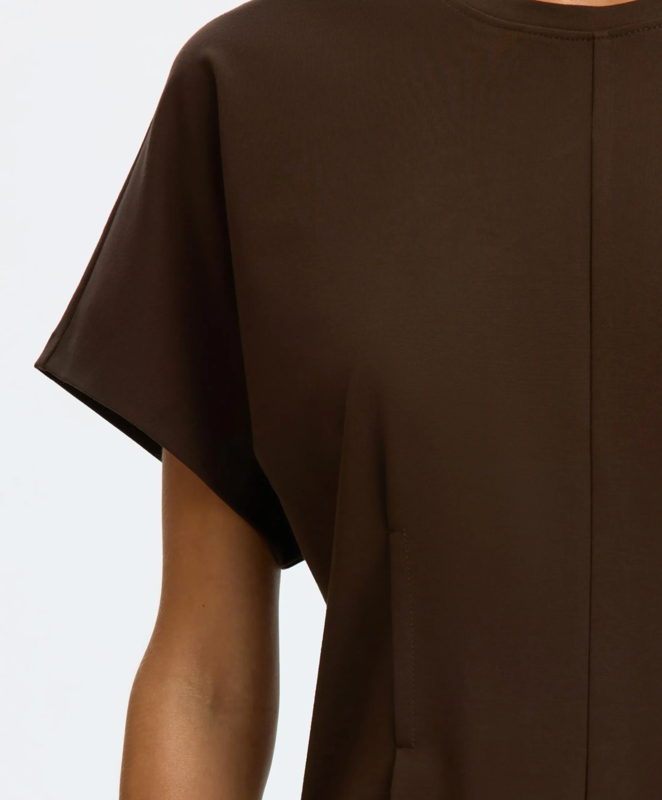 Dames T-shirt bruin