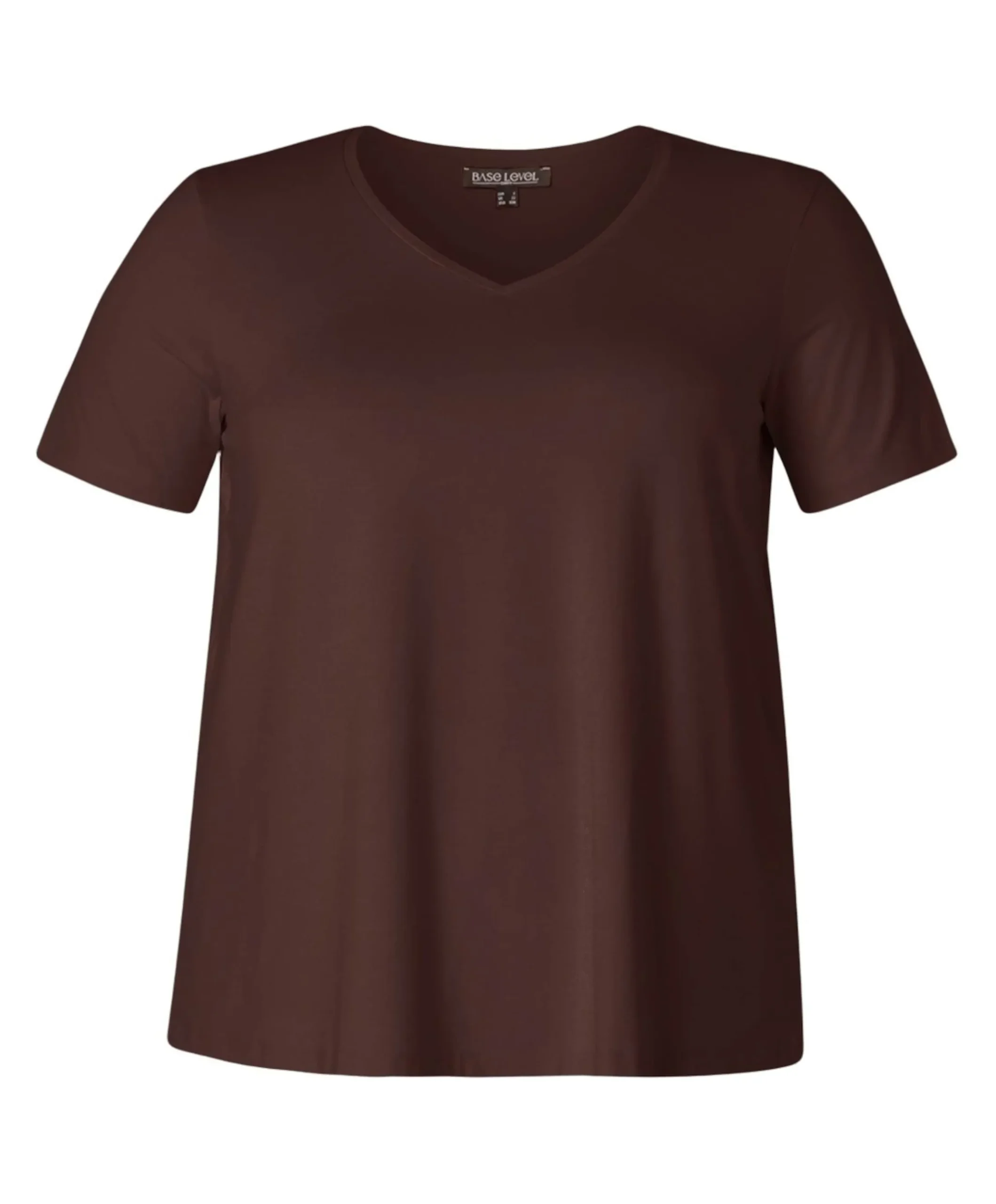 Dames T-shirt bruin