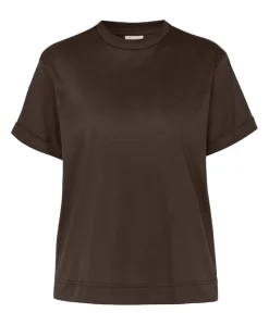 Dames T-shirt bruin