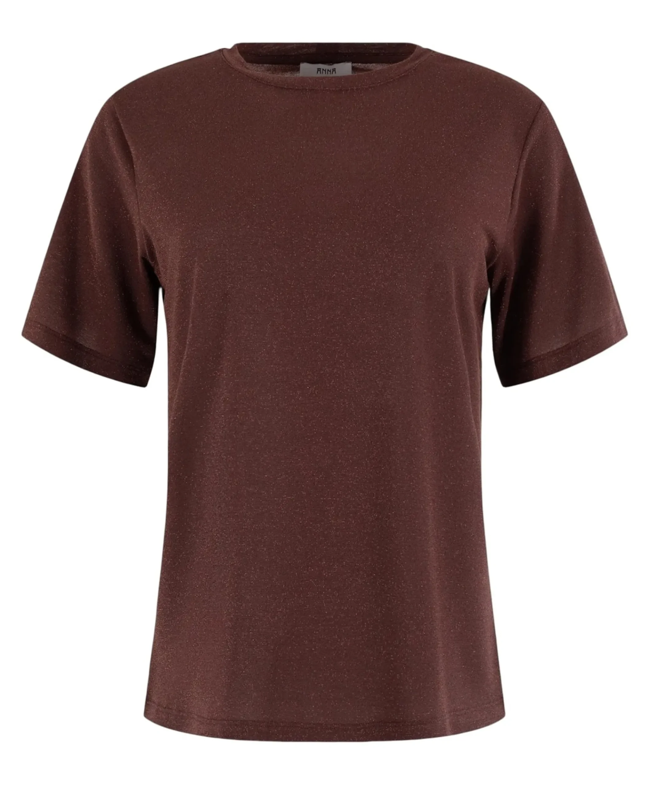 Dames T-shirt bruin