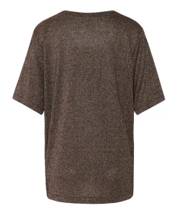Dames T-shirt bruin