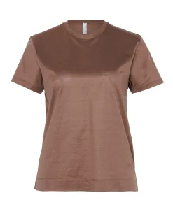 Dames T-shirt bruin