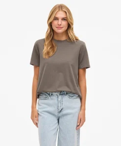 Dames T-shirt bruin