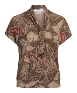 Dames T-shirt bruin