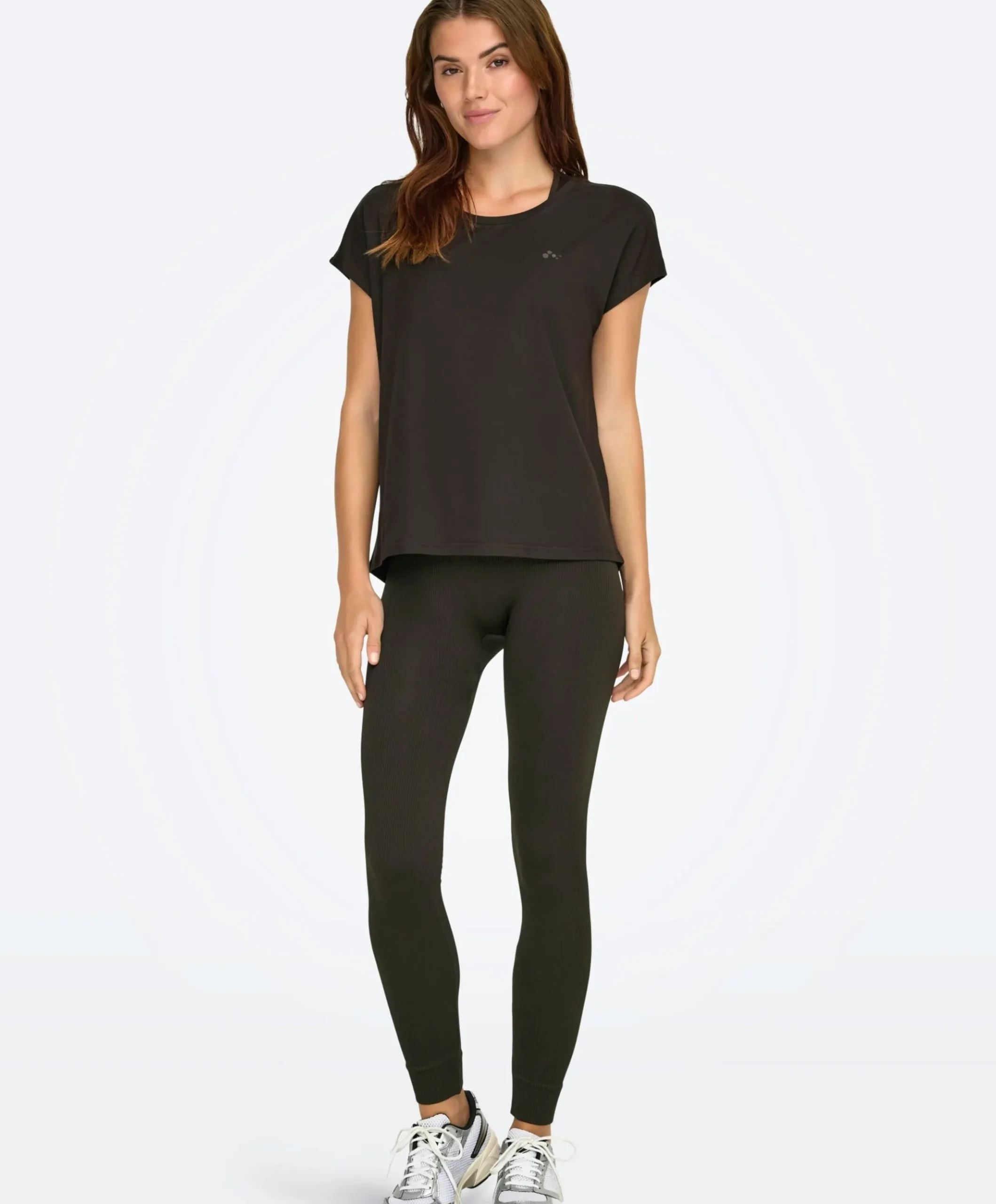 Dames t-shirt bruin